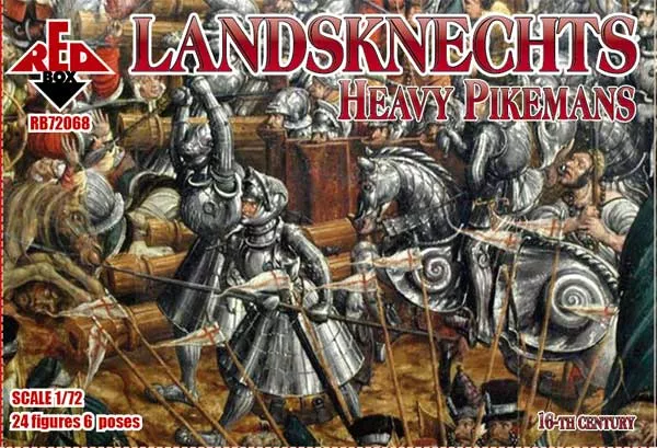 Red Box - Landknechts (Heavy pikemen), 16th centur 